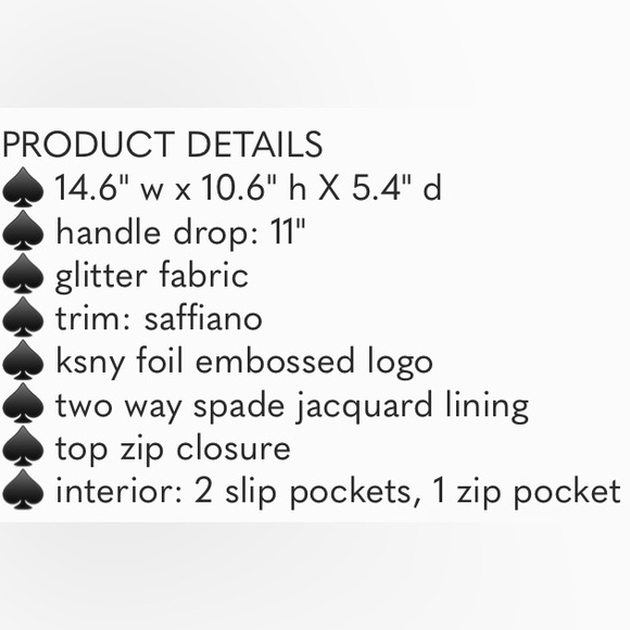 Kate Spade Silver Tote Bag with Structured Design - Picture 8 of 9